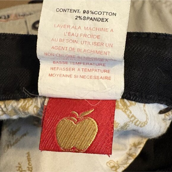 Apple Bottoms Women's Low-Rise Black Denim Jeans Size 12 Y2k Skinny - Picture 7 of 10